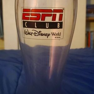 Disney espn glass cup 1 pt